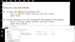 Installing Netbeans and Java