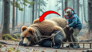 Man Rescues Crying Bear from Trap—Watch What It Does Next! You Won’t Expect It!