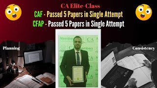 5 papers of CAF and 5 papers of CFAP Passed in single attempt | UNBELIEVABLE | Mr. Ramish Ali CA