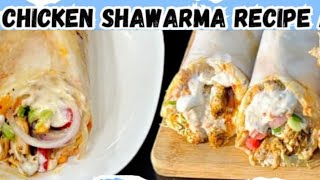 Chicken Shawarma at Home/Chicken Shawarma Recipe by Healthy Bite// #cooking#chickenshawarma