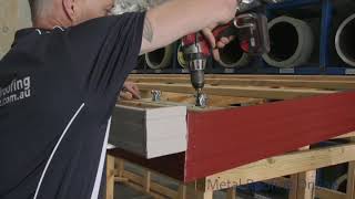 How to: Install Klip lok clips onto timber battens | Metal Roofing Online