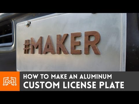 Custom License Plate // How-To Custom License Plate // How-To