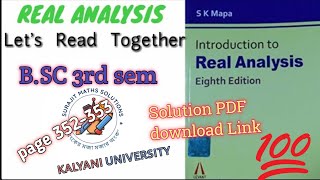 BSc 3rd semester maths real analysis ex 15 solution / SK mapa real analysis solution /SMS