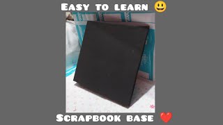 #DIY: How to makecrapbook base full tutorial || 8x8 size