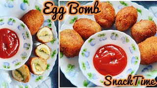 Today's Recipe: Egg Bomb| Learn to make easy \u0026 quick snack in this Quarantine. #Foodie #Cravings