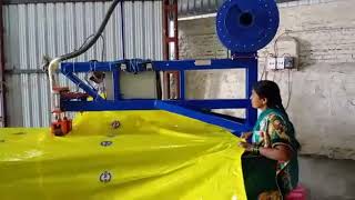 Tarpaulin sealing machine