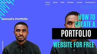 Get Hired Fast with a FREE Portfolio Website Using My GitHub Code