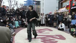 220130 kpop cover dance team ONE OF - Something (Girl's Day) Hongdae busking