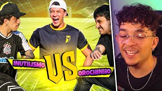 Deni reage a LUCAS INUTILISMO ou OROCHINHO, QUEM É PIOR NO FUTEBOL?!