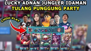 BARU MULAI LUCKY ADNAN SUDAH BERANI BAN CLAUDE SKYLAR PARTY MAS ADE SETIAWAN SKYLAR DYFA GUAVA #MLBB