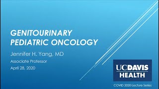 4.28.2020 Urology COViD Didactics - Genitourinary Pediatric Oncology