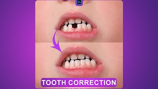 Tooth Correction  in Photoshop - Photoshop For Beginners