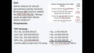 Cara Menghitung Pajak Penghasilan (PPh 21) , EKONOMI kelas 11