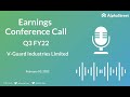 V Guard Industries Limited Q3 FY22 Earnings Concall