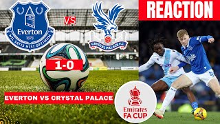 Everton vs Crystal Palace 1-0 Live Stream FA Cup Football Match Score Commentary Highlights Vivo FC