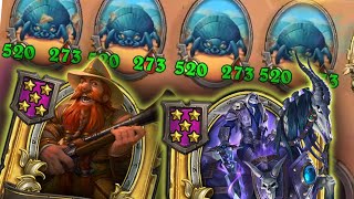 DES BEETLES 520/273 AVEC BRANN ET TITUS DORES | TOP EU Hearthstone Battlegrounds