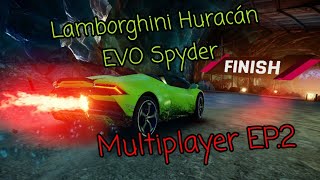 小鹿的日常【狂野飆車9篇】Lamborghini Huracán EVO Spyder 5*多人實戰 黃金段到傳奇段打片天下!!! 專屬車多人EP.2