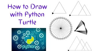 Draw Easy Triangles using Python | Learn How to Draw with Python Turtle