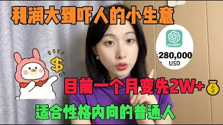 【网赚项目】亲测有效，利润大到吓人的小生意， 目前800一小时，其实富起来就是两三年，分享我的详细操，记得收藏#tiktok #tiktok赚钱 #tiktok干货 #副业