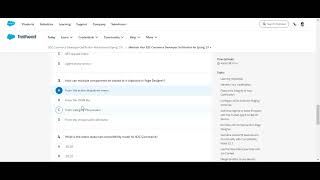 B2C Commerce Developer Certification Maintenance Spring '23 (Quiz solutions)