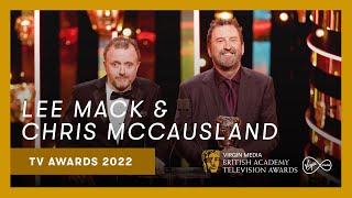 Lee Mack and Chris McCausland bring chaos to the stage | Virgin Media BAFTA TV Awards 2022