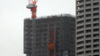 【パークタワー西新宿】西新宿五丁目中央南地区第一種市街地再開発事業の建設状況（2024年2月22日）