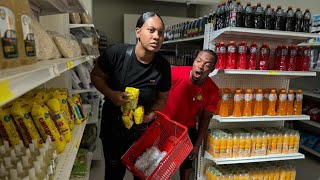 SE ROB0 LA MERCANCÍA DE UN SUPERMERCADO // EL HAITIANO COMPALE