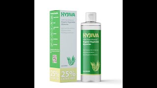 Hyjiva Organic Vegetable Glycerine - 100% Pure \u0026 Natural