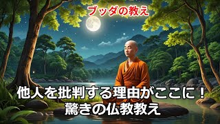 【仏教解説】【他人を批判してしまう理由】仕事ができない人が抱える闇#ブッダの教え #人生の迷い #心の平穏 #瞑想 #精神的成長 #自己啓発 #カルマ #仏教哲学 #心の指針#うつ病