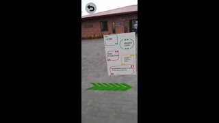 Augmented reality for Indoor path navigation |Location based augmentation| #unity #arcore #vuforia
