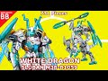 LEGO Robot White Dragon Horse ( Sluban M38 - B1059 Bai Long Ma ) ⚡️ Speed build How to make a Robot