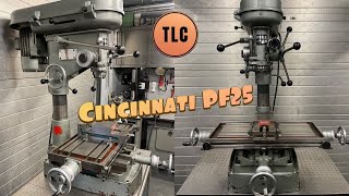 Cincinnati PF 25 Bench Top Variomatic Milling Machine Mill Drill