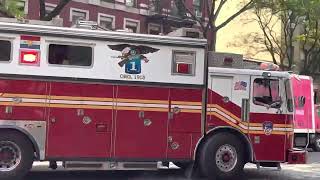 FDNY Rescue 1 Responding | Major Airhorn