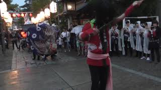 新潟市秋葉区 栄町神楽 20190819　堀出神社　宮上り Sakaemachi Kagura