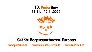 10 Paderbow Bogensportmesse 11.-12.11.2023, Offizieller Messefilm, Nr. 1 in Europa