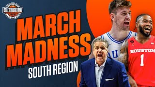 March Madness 2024 Predictions + Analysis - South Region 🏀 | NCAA Tournament
