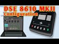 DSE 8610 MKII live Configuration setting and commissioning | Generator synchronizing process