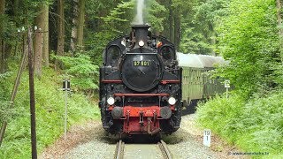 Dampflok 97 501 auf der Schwäbischen Waldbahn