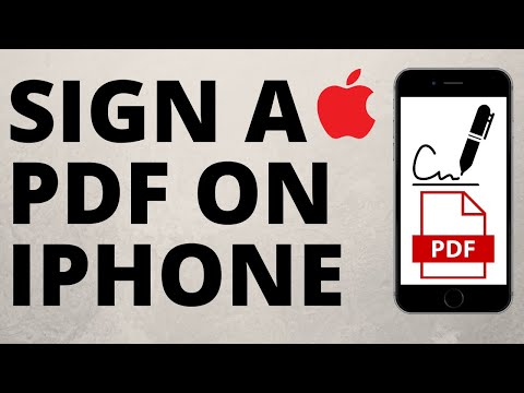 How to Sign a PDF on iPhone - Add Signature to any document on iPhone