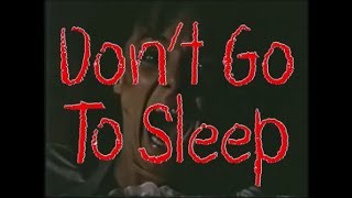 Don't Go To Sleep trailer promo spot 1982 TV horror