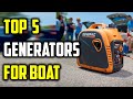 ✅Feel the Power: The Best Portable Generators for Boats In 2023-Top 5 Portable Generators Review