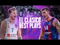 HALF-COURT shots, blocks and DUNKS that make El Clasico GREAT | FC Barcelona - Real Madrid 2024-2025