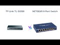 TP-Link TL-SG108 vs NETGEAR GS108 | 8-Port Gigabit Ethernet Switch Comparison