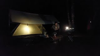 Camping Syahdu di Atas Sungai Mengalir Indah Kesamudra || Agung SIP