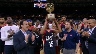 Quinn Cook Receives NBA D-League All-Star MVP Trophy