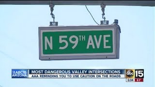 Most dangerous Valley intersections