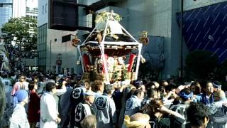 2014 藤沢市民祭り パレード 善行神社のどっこい神輿