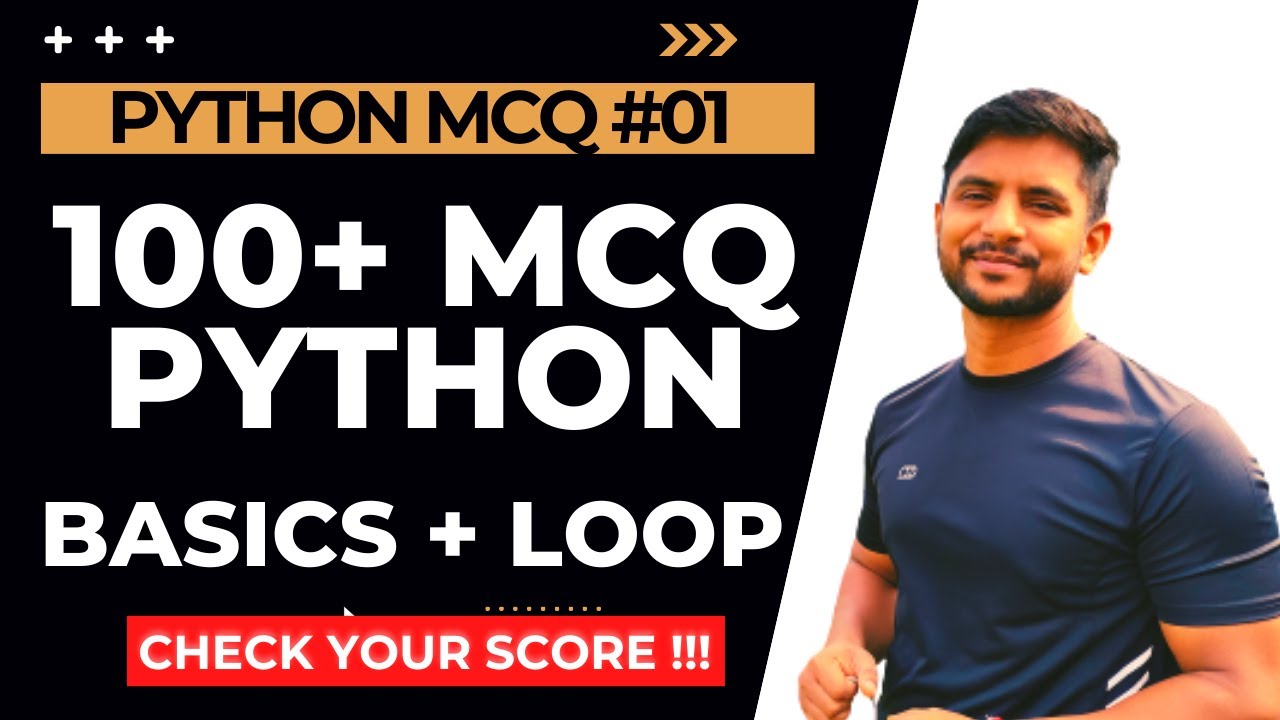 100 Python MCQ | Python Basics & Looping | Video 01 - YouTube