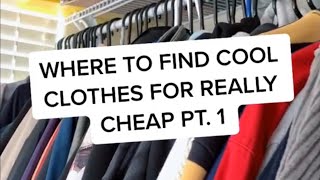 Where To Find Cool Clothes For Really Cheap Pt. 1 #shorts