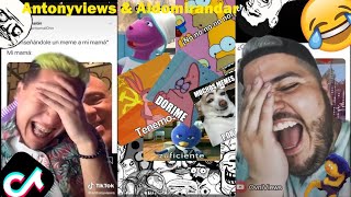 Si te Ries Pierdes Nivel Antonyviews \u0026 Aldomirandar TikTok (Recopilacion)